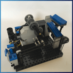 Module LEGO GBC: Cardan Lift Miniloop de sawyer - LEGO Great Ball Contraption - Planet-GBC