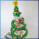 GBC Module: Christmas Tree GBC from RJ BrickBuilds - LEGO Great Ball Contraption - Planet-GBC