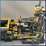 LEGO GBC Module: GBC Rotating Cup from sawyer - LEGO Great Ball Contraption - Planet-GBC