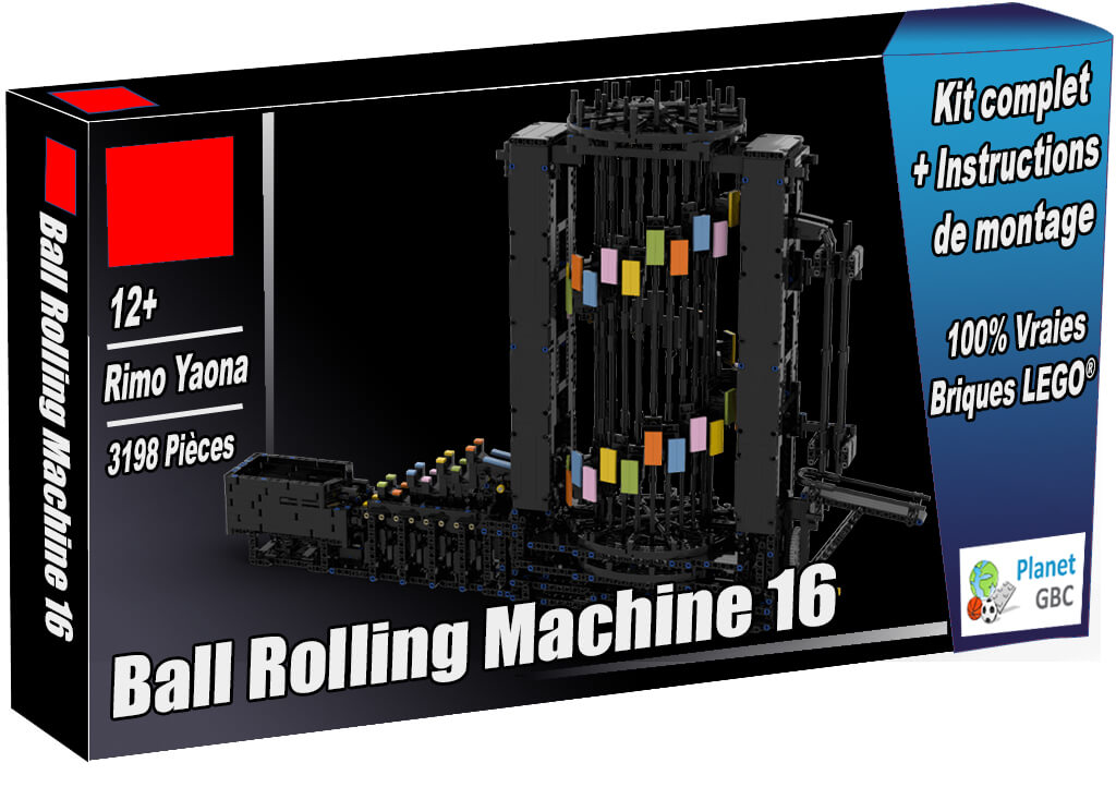Acheter  ce module GBC en boite avec 100% de vraies briques LEGO | GBC Ball Rolling Machine 16 de Rimo Yaona | Planet GBC | Build a MOC