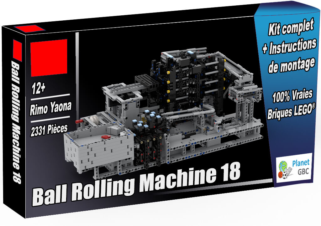 Acheter  ce module GBC en boite avec 100% de vraies briques LEGO | GBC Ball Rolling Machine 18 de Rimo Yaona | Planet GBC | Build a MOC