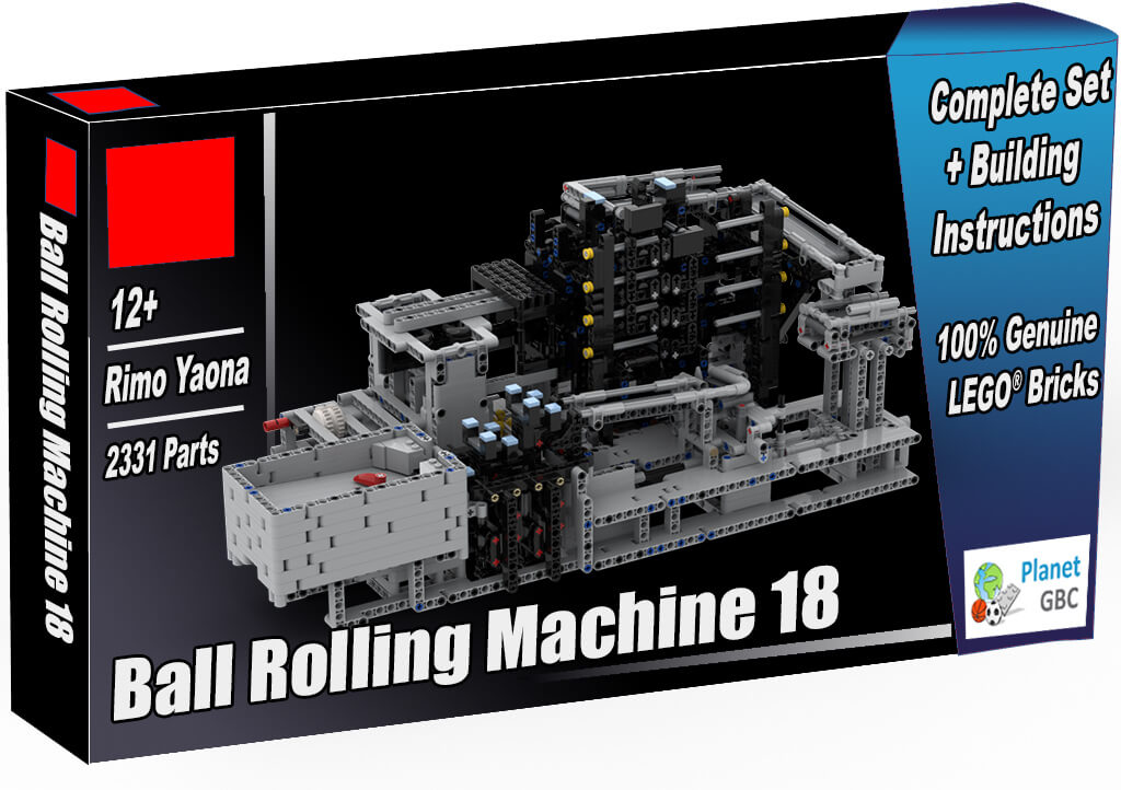 Buy this GBC Module as a set with 100% genuine LEGO bricks | GBC Ball Rolling Machine 18 from Rimo Yaona | Planet GBC | Build a MOC