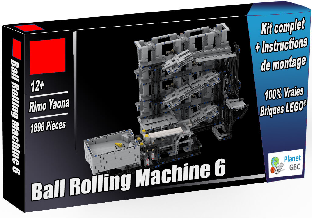 Acheter  ce module GBC en boite avec 100% de vraies briques LEGO | GBC Ball Rolling Machine 6 de Rimo Yaona | Planet GBC | Build a MOC