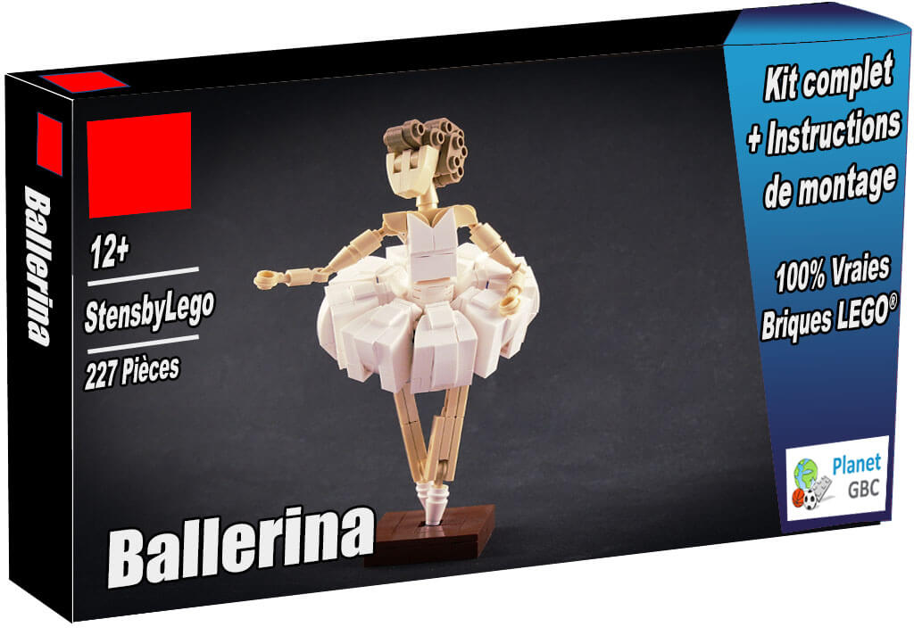 Acheter  ce MOC LEGO en boite avec 100% de vraies briques LEGO | Ballerina de StensbyLego | Planet GBC | Build a MOC