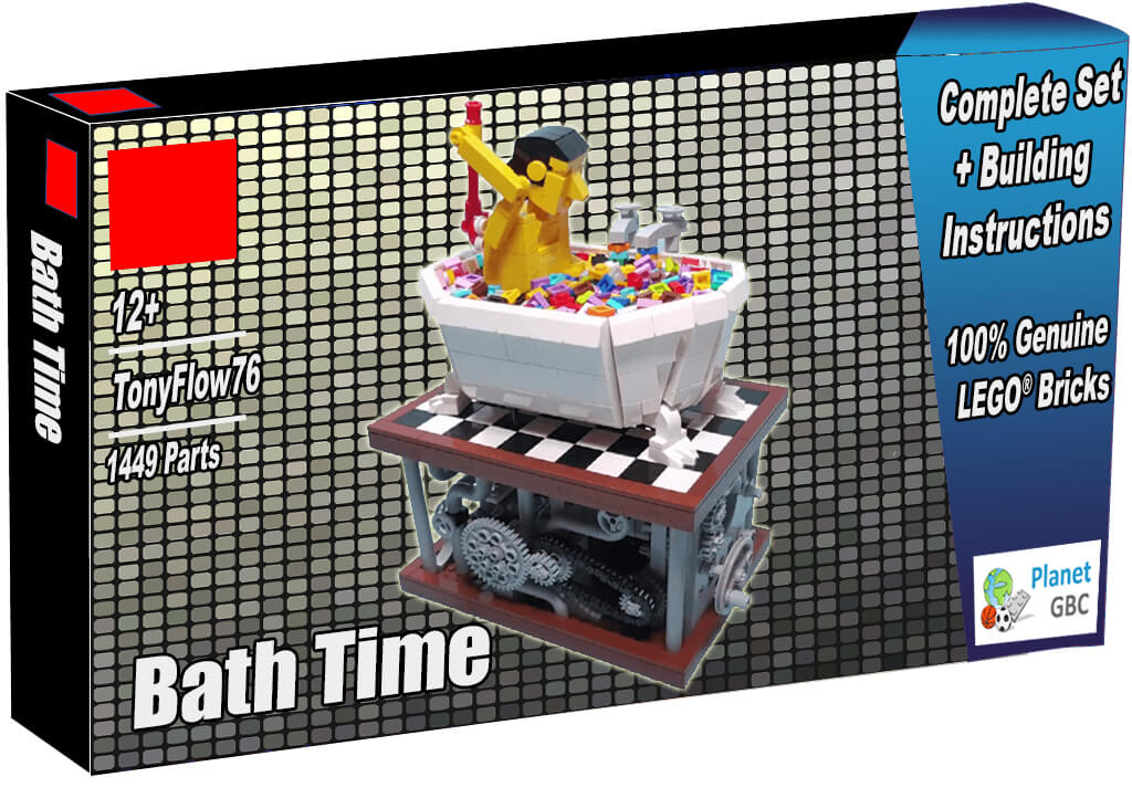 Buy this LEGO Automaton as a set with 100% genuine LEGO bricks | Bath Time from TonyFlow76 | Planet GBC | Build a MOC