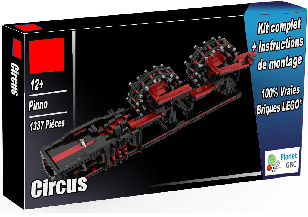 Acheter  ce module GBC en boite avec 100% de vraies briques LEGO | Circus de Pinno | Planet GBC | Build a MOC
