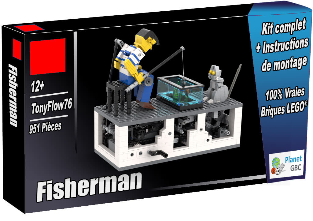 Acheter cet automate LEGO en boite avec 100% de vraies briques LEGO | Fisherman de TonyFlow76 | Planet GBC | Build a MOC