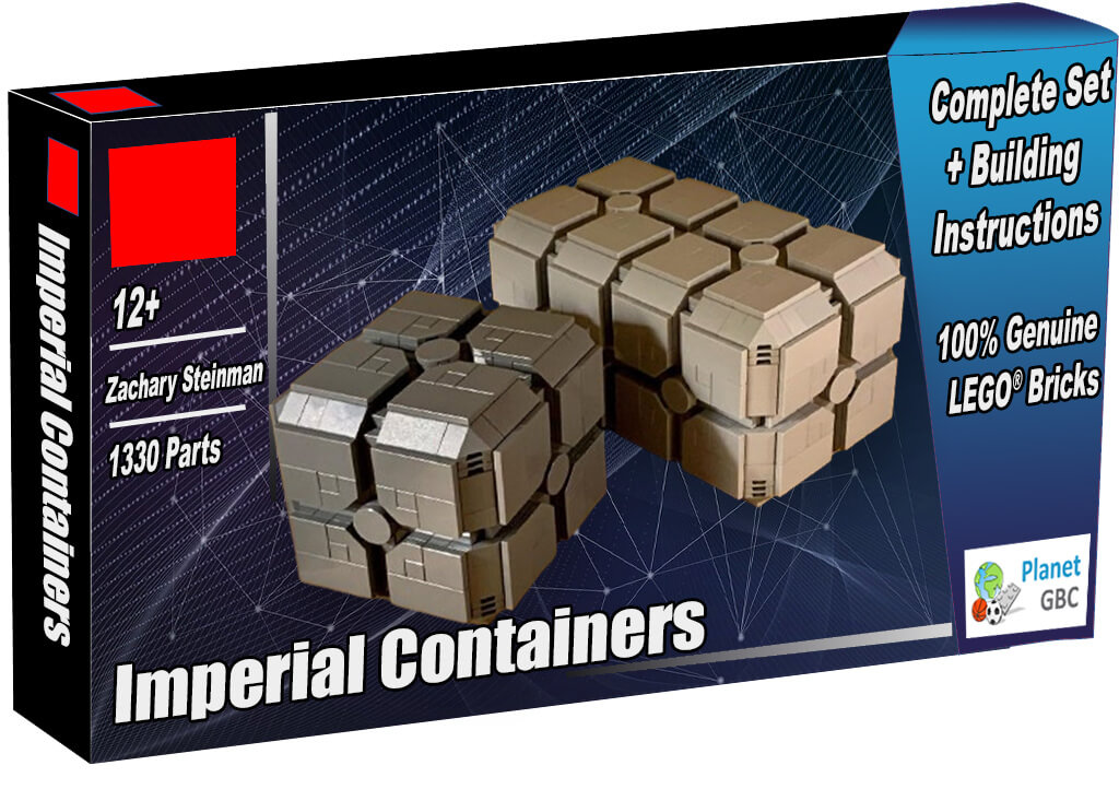 Buy this LEGO MOC as a set with 100% genuine LEGO bricks | Imperial Containers from Zachary Steinman | Planet GBC | Build a MOC