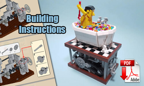 Acheter les instructions de montage pdf Automate LEGO sur PayPal | Bath Time de TonyFlow76 | Planet GBC