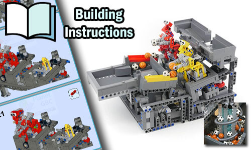 Buy NOW this LEGO GBC pdf instructions on PayPal | Catch and Spin Robots from Akiyuki | Planet GBC