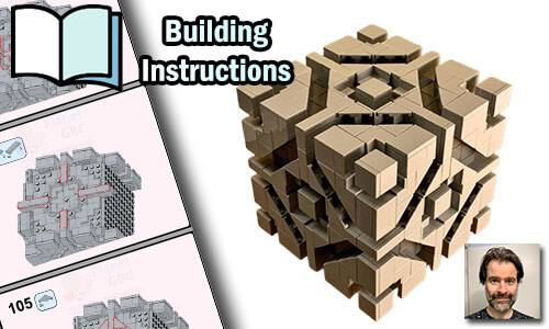 Buy NOW this MOC pdf instructions on PayPal | Cube 45 from Zachary Steinman | Planet GBC