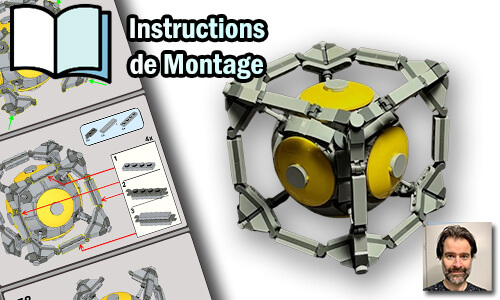 Acheter les instructions de montage pdf MOC LEGO sur PayPal | ExoCube de Zachary Steinman | Planet GBC