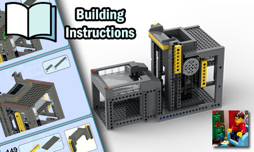 Buy NOW this LEGO GBC pdf instructions on PayPal | Gear Rack Elevator from mickthebricker | Planet GBC