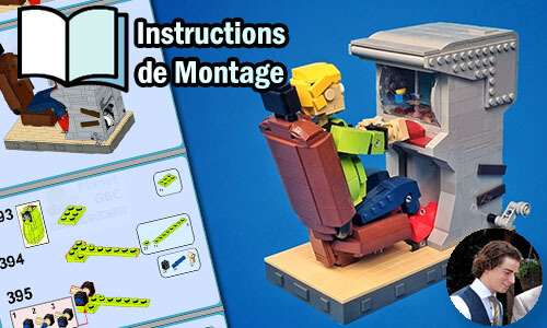 Acheter les instructions de montage pdf Automate LEGO sur PayPal | Race with Dave de Joost Schiphorst | Planet GBC
