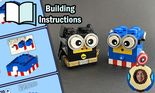 Buy NOW this MOC pdf instructions on PayPal | Super Minions from Yatkuu | Planet GBC