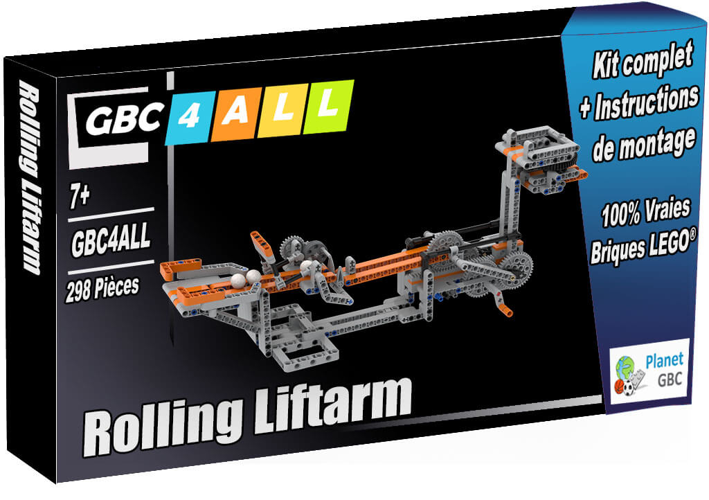 Acheter  ce module GBC en boite avec 100% de vraies briques LEGO | 07-Rolling Liftarm de GBC4ALL | Planet GBC | Build a MOC