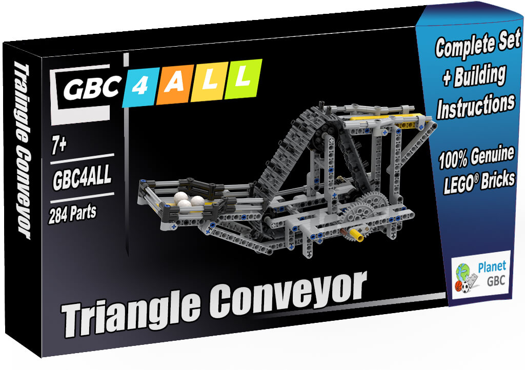 Buy this GBC Module as a set with 100% genuine LEGO bricks | 01-Triangle Conveyor from GBC4ALL | Planet GBC | Build a MOC