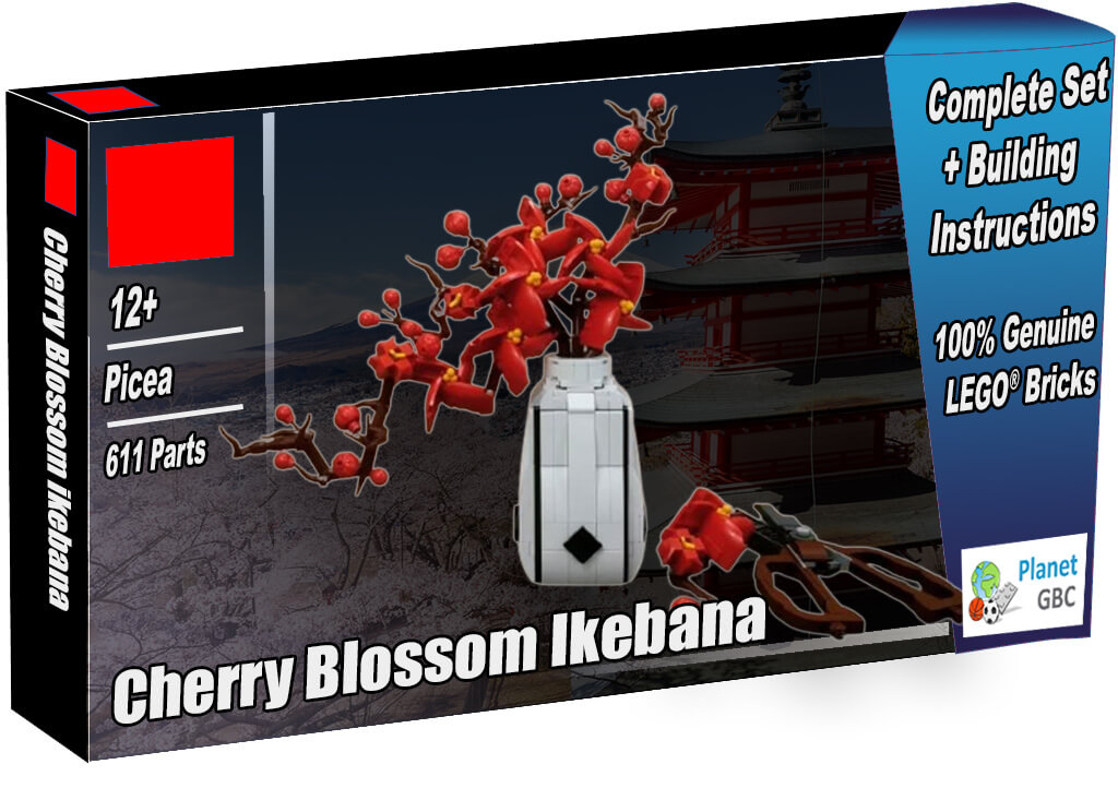 Buy this LEGO MOC as a set with 100% genuine LEGO bricks | Cherry Blossom Ikebana from Picea | Planet GBC | Build a MOC