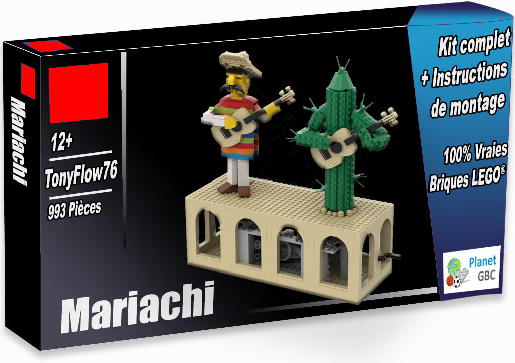 Acheter  cet automate LEGO en boite avec 100% de vraies briques LEGO | Mariachi de TonyFlow76 | Planet GBC | Build a MOC