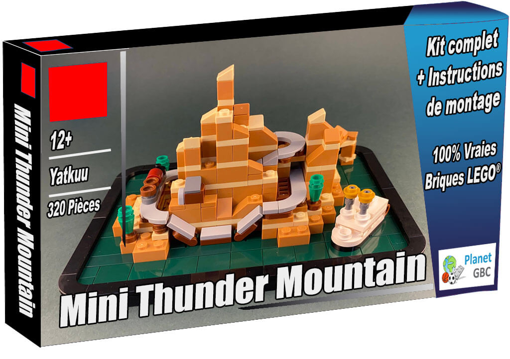 Acheter  ce MOC LEGO en boite avec 100% de vraies briques LEGO | Mini Thunder Mountain de Yatkuu | Planet GBC | Build a MOC