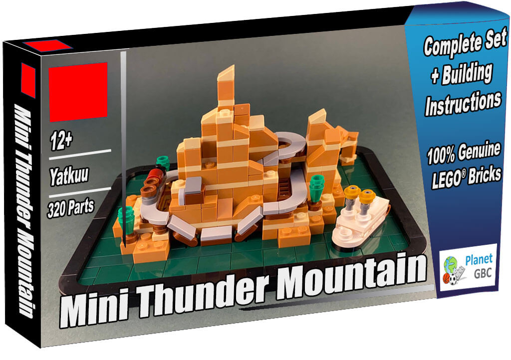 Buy this LEGO MOC as a set with 100% genuine LEGO bricks | Mini Thunder Mountain from Yatkuu | Planet GBC | Build a MOC