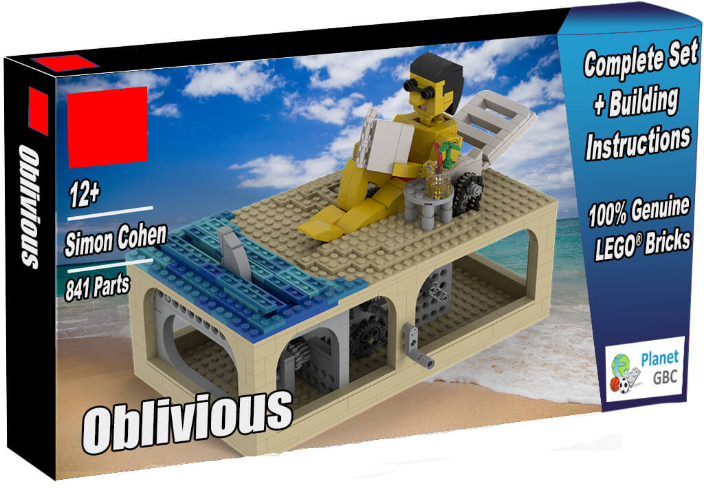 Buy this LEGO Automaton as a set with 100% genuine LEGO bricks | Oblivious from Simon Cohen | Planet GBC | Build a MOC