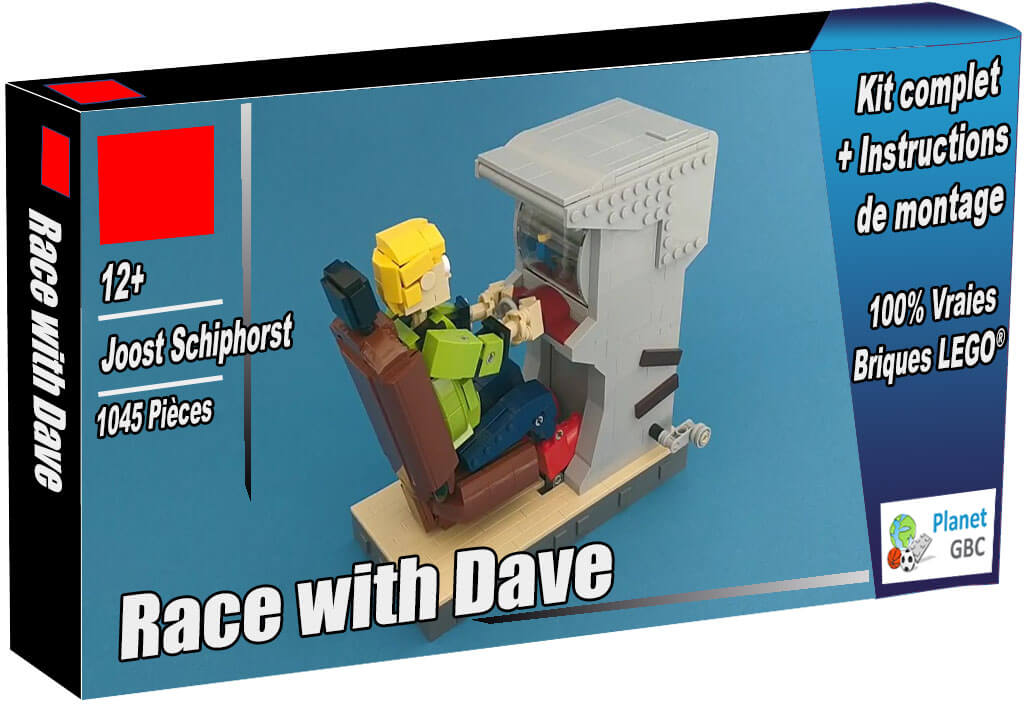 Acheter  cet automate LEGO en boite avec 100% de vraies briques LEGO | Race with Dave de Joost Schiphorst | Planet GBC | Build a MOC
