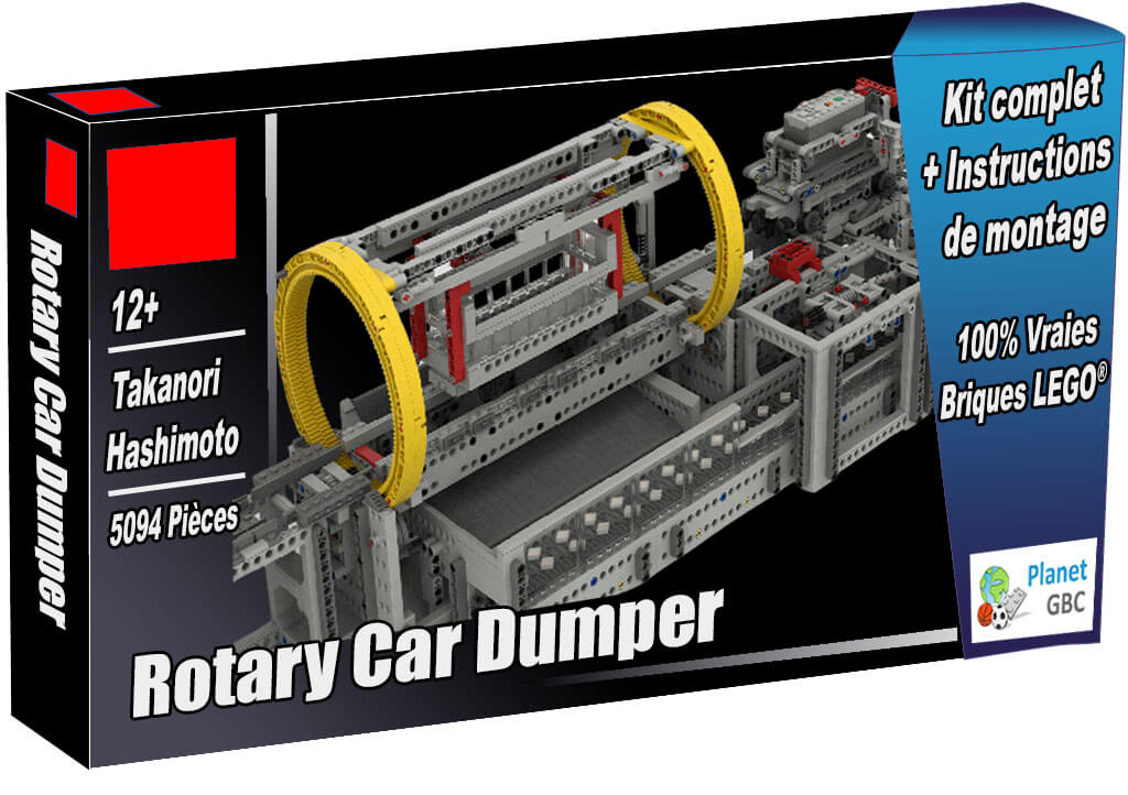 Acheter  ce module GBC en boite avec 100% de vraies briques LEGO | Rotary Car Dumper de Takanori Hashimoto | Planet GBC | Build a MOC