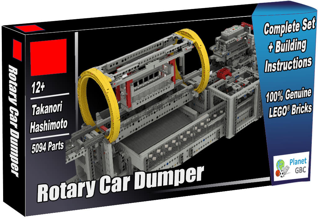 Buy this GBC Module as a set with 100% genuine LEGO bricks | Rotary Car Dumper from Takanori Hashimoto | Planet GBC | Build a MOC