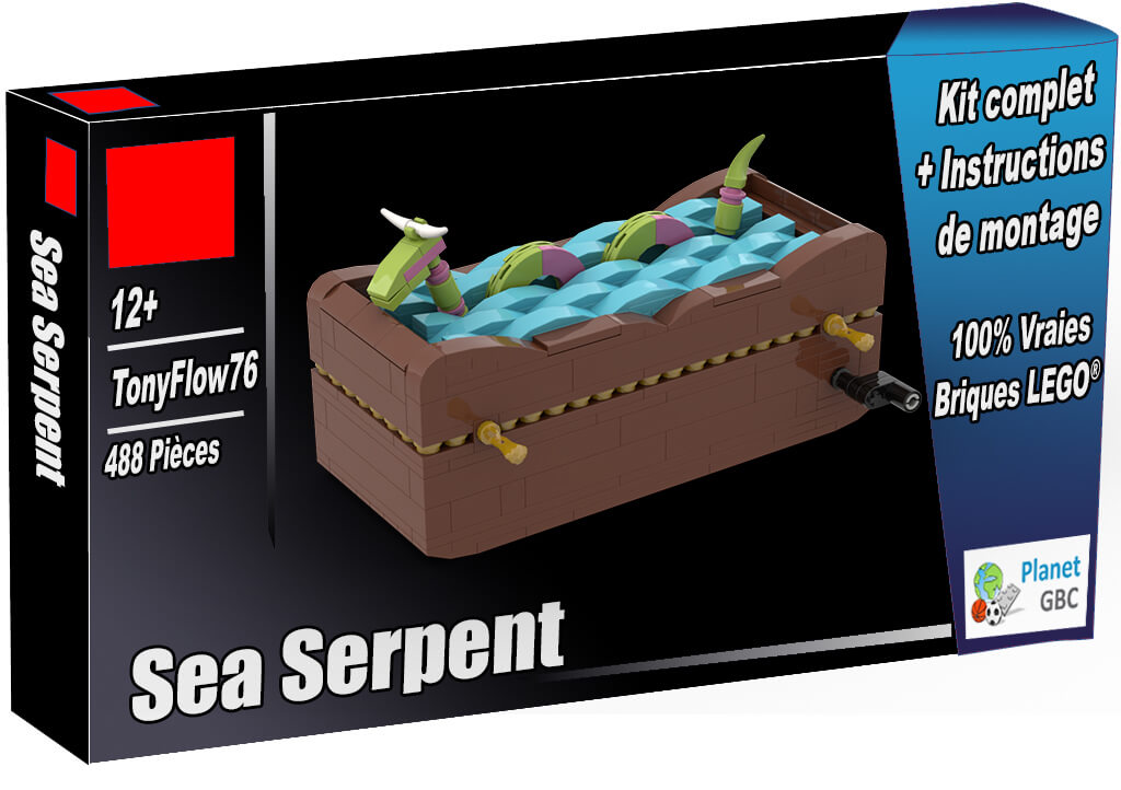 Acheter  cet automate LEGO en boite avec 100% de vraies briques LEGO | Sea Serpent de TonyFlow76 | Planet GBC | Build a MOC