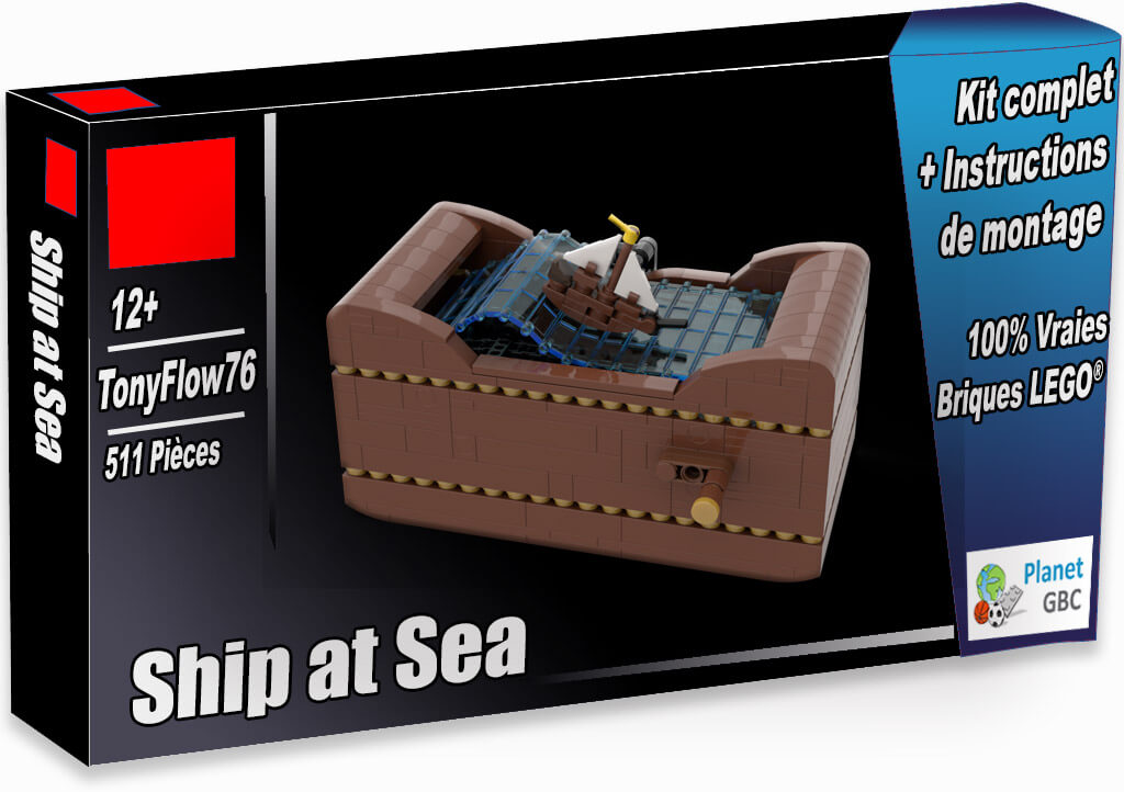 Acheter cet automate LEGO en boite avec 100% de vraies briques LEGO | Ship at Sea de TonyFlow76 | Planet GBC | Build a MOC