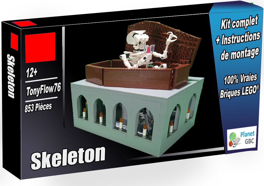 Acheter  cet automate LEGO en boite avec 100% de vraies briques LEGO | Skeleton de TonyFlow76 | Planet GBC | Build a MOC