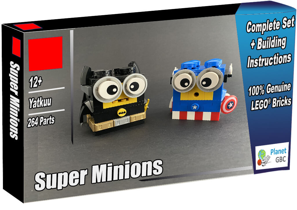 Buy this LEGO MOC as a set with 100% genuine LEGO bricks | Super Minions from Yatkuu | Planet GBC | Build a MOC