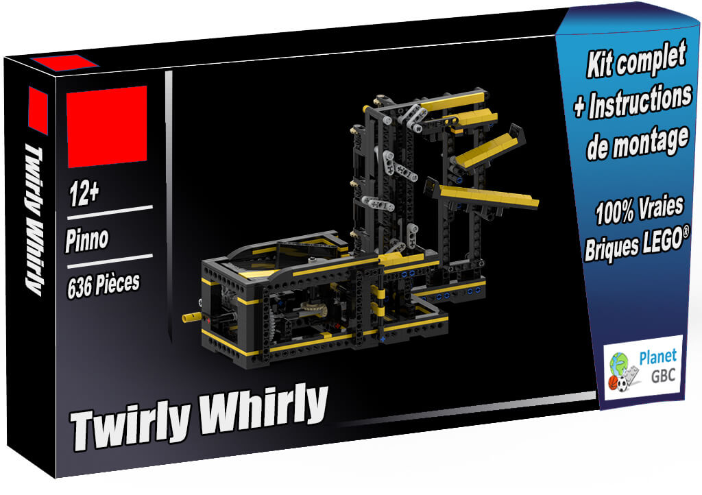 Acheter  ce module GBC en boite avec 100% de vraies briques LEGO | Twirly Whirly de Pinno | Planet GBC | Build a MOC