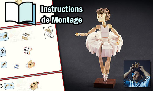 Acheter les instructions de montage pdf MOC LEGO sur PayPal | Ballerina de StensbyLego | Planet GBC