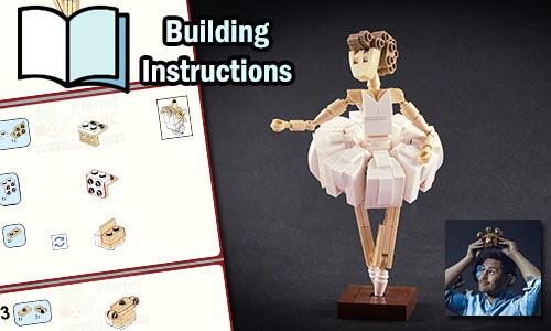 Buy NOW this MOC pdf instructions on PayPal | Ballerina from StensbyLego | Planet GBC