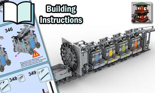 Buy NOW this LEGO GBC pdf instructions on PayPal | GBC Ball Rolling Machine 14 from Rimo Yaona | Planet GBC