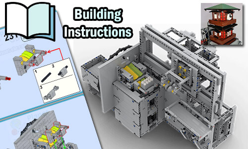 Buy NOW this LEGO GBC pdf instructions on PayPal | GBC Ball Rolling Machine 15 from Rimo Yaona | Planet GBC