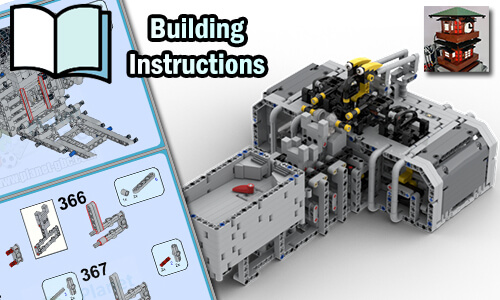 Buy NOW this LEGO GBC pdf instructions on PayPal | GBC Ball Rolling Machine 17 from Rimo Yaona | Planet GBC