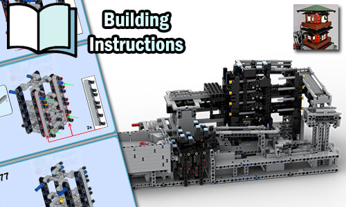 Buy NOW this LEGO GBC pdf instructions on PayPal | GBC Ball Rolling Machine 18 from Rimo Yaona | Planet GBC