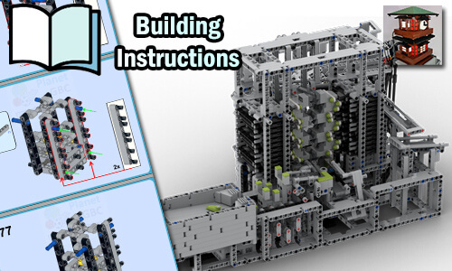 Buy NOW this LEGO GBC pdf instructions on PayPal | GBC Ball Rolling Machine 20 from Rimo Yaona | Planet GBC