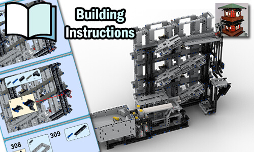 Buy NOW this LEGO GBC pdf instructions on PayPal | GBC Ball Rolling Machine 6 from Rimo Yaona | Planet GBC
