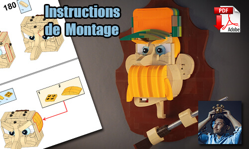 Acheter les instructions de montage pdf MOC LEGO sur PayPal | Hunter de StensbyLego | Planet GBC