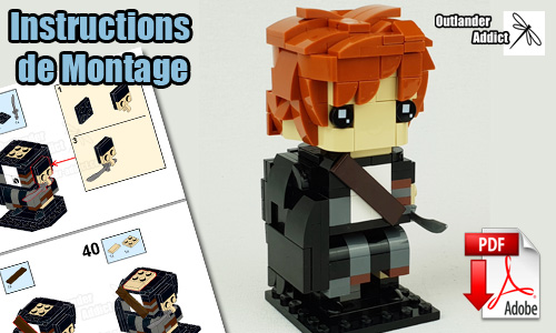 Acheter les instructions de montage pdf lego brickheadz sur PayPal | Outlander - Jamie Fraser de Outlander Addict | Planet GBC