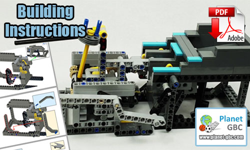 Buy NOW this LEGO GBC pdf instructions on PayPal | Two Turning Arms from LegoMarbleRun | Planet GBC