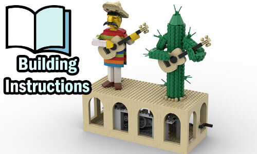 Buy NOW pdf building instructions on PayPal for this LEGO Automaton | Mariachi from TonyFlow76 | Planet GBC