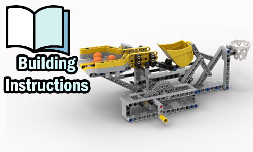 Buy NOW pdf building instructions on PayPal for this LEGO GBC | 05-Shovel Basket from GBC4ALL | Planet GBC