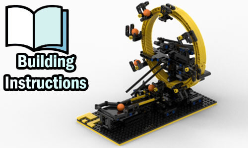 Buy NOW pdf building instructions on PayPal for this LEGO GBC | 02-Yellow Wheel from GBC PowerLoop | Planet GBC