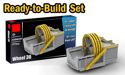 Buy NOW this LEGO GBC as LEGO Set, with 100% genuine LEGO bricks, on BuildaMOC website | Wheel 36 from mickthebricker | Planet GBC