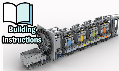 Buy NOW pdf building instructions on PayPal for this LEGO GBC | GBC Ball Rolling Machine 14 from Rimo Yaona | Planet GBC